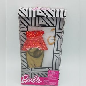 New BARBIE Fashion Set *Peplum Dress w/Jewelry*